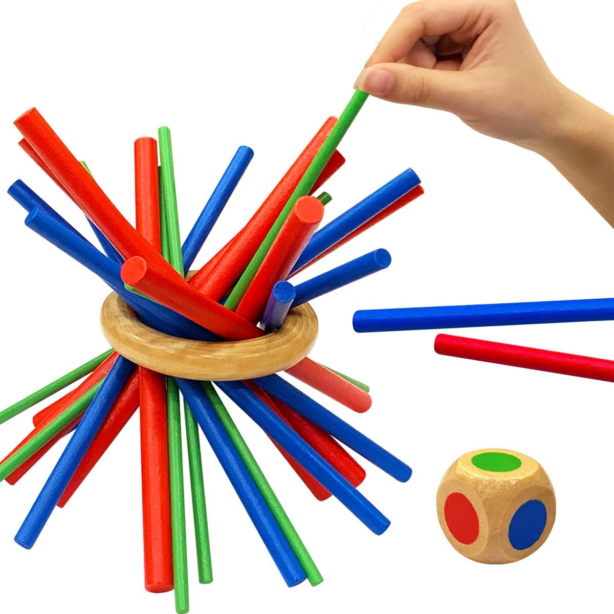 Keep It Steady Fun Family Games for Kids and Adults - Balance Patience Training - Wooden Stick Toys for Creative Kids Games Keep It Steady Fun Family Games for Kids and Adults - Balance Patience Training - Wooden Stick Toys for Creative Kids Games