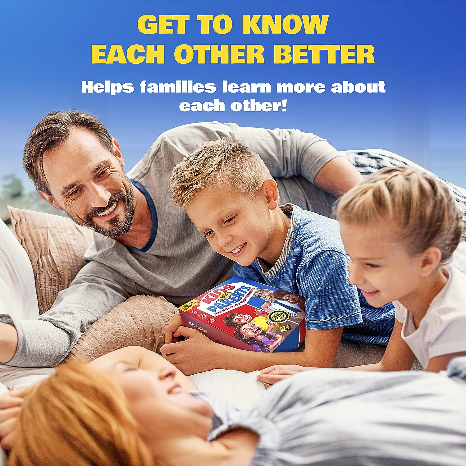 Kids VS Parents - Family Game for Kids and Adults | Games for Family Game Night | Kids Games Ages 4-12 (200 Conversation Starter Cards, 10-90 Minutes Play Time) Kids VS Parents - Family Game for Kids and Adults | Games for Family Game Night | Kids Games Ages 4-12 (200 Conversation Starter Cards, 10-90 Minutes Play Time)