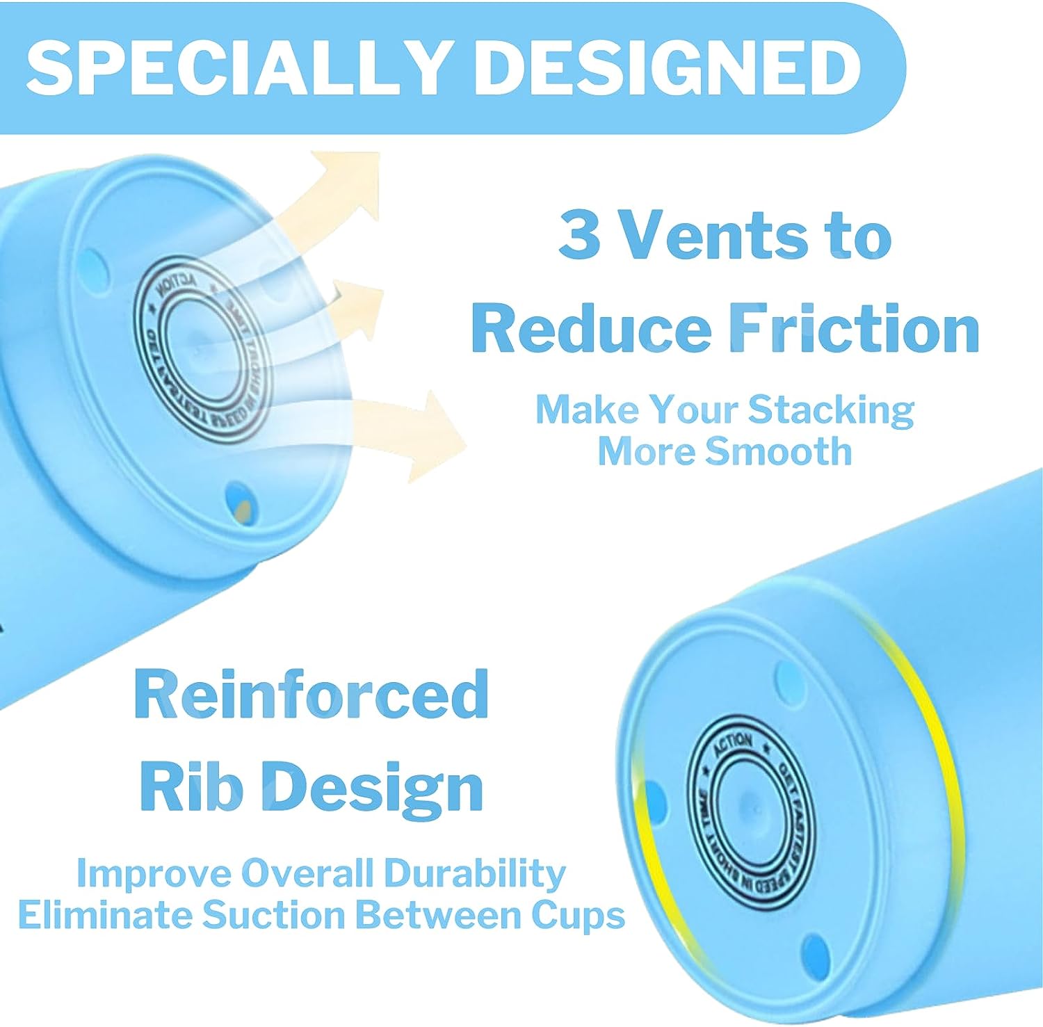 Lancisism 48Pcs Quick Stacking Cups Set, BPA-Free Material Sports Training Stacking Cup Game, Classic Family Game for Kids Adults Family, Great Gift Idea (Blue Green Purple Red) Lancisism 48Pcs Quick Stacking Cups Set, BPA-Free Material Sports Training Stacking Cup Game, Classic Family Game for Kids Adults Family, Great Gift Idea (Blue Green Purple Red)