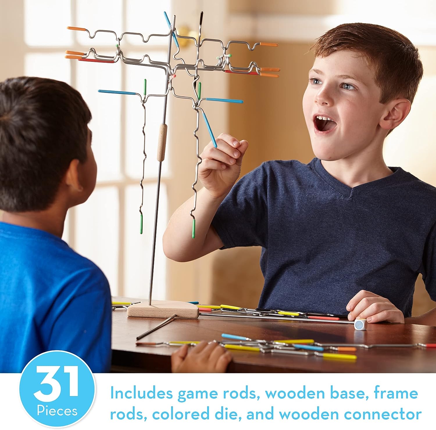Melissa Doug Suspend Family Game (31 pcs) - Wire Balance Game, Family Game Night Activities, For Kids Ages 8+ Melissa Doug Suspend Family Game (31 pcs) - Wire Balance Game, Family Game Night Activities, For Kids Ages 8+
