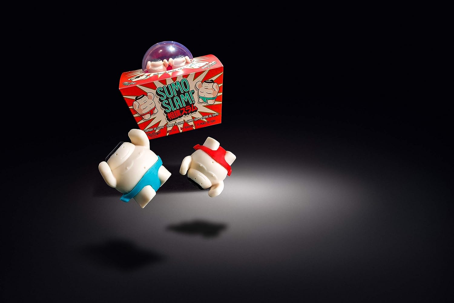 Ridley’s Sumo Slam! Game – Fun Family Game for 2+ Players, Ages 7+ – Roll Toss Game for Kids and Adults with All Supplies Included – Group Party Games – Portable Storage Case Included