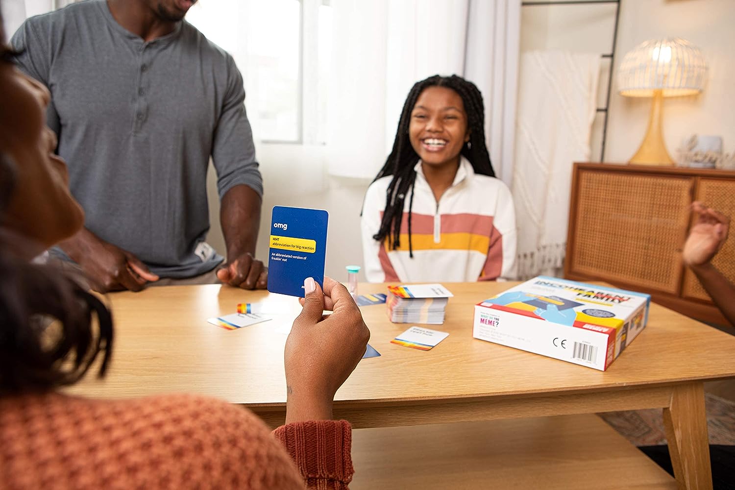 WHAT DO YOU MEME? Incohearent Family Edition - The Family Game Where You Compete to Guess The Gibberish - Family Card Games for Kids and Adults