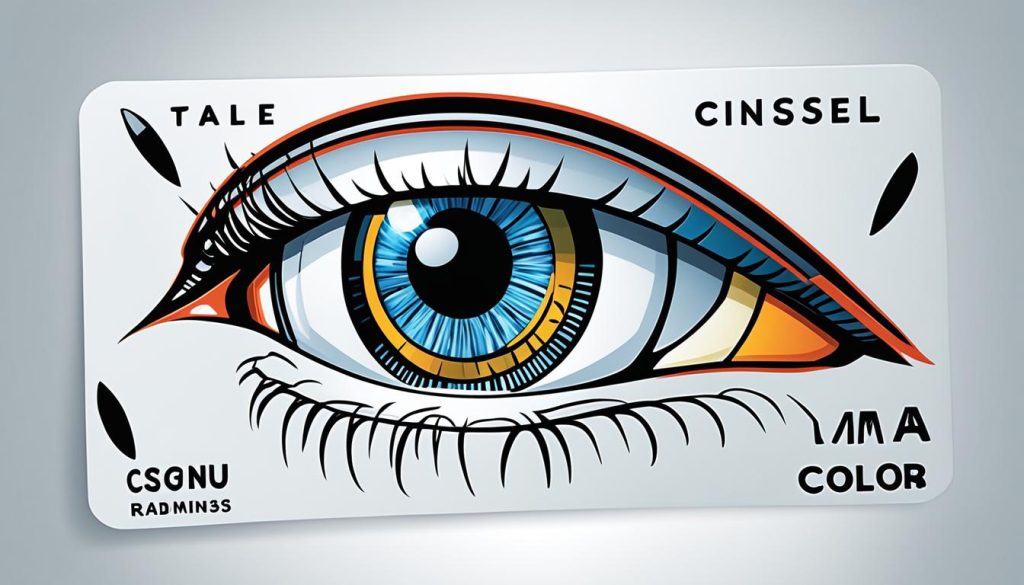 Contact Lenses Marked Cards